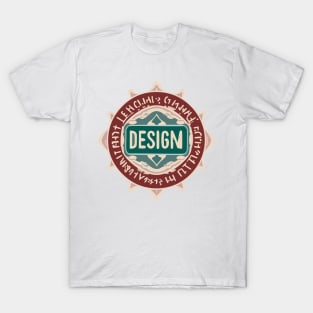 a vintage-style t-shirt with retro typography and graphics. Use distressed textures and warm, , tipseason, nostalgic colors to evoke a sense of the past T-Shirt